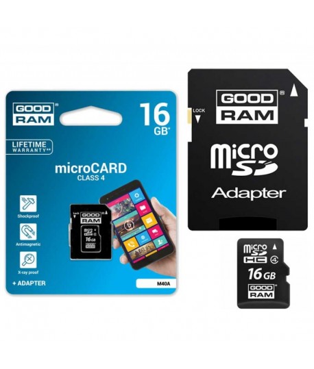 Carte mémoire micro SD 16 Go Goodram