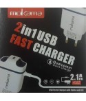 Chargeur Micro USB 2.1A 3 USB MOKAMA