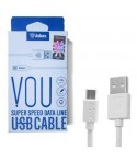 Cable Micro USB 1m INKAX CK-13