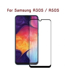 Samsung A30S / A50S - Protection FULL SCREEN GLASS Noir
