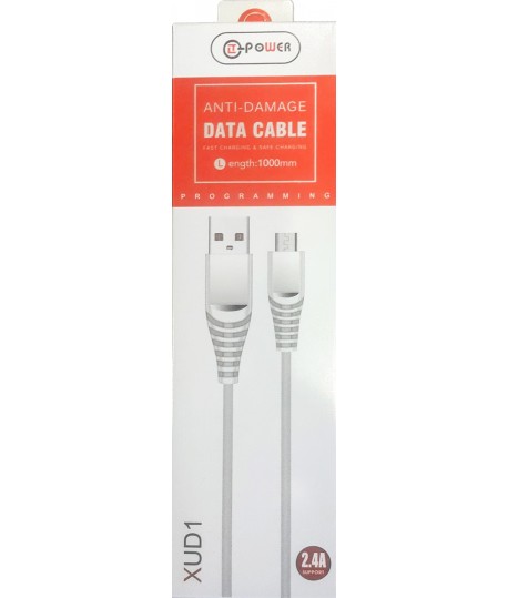 Cable Micro USB 1m 2.4A LTPOWER XUD1