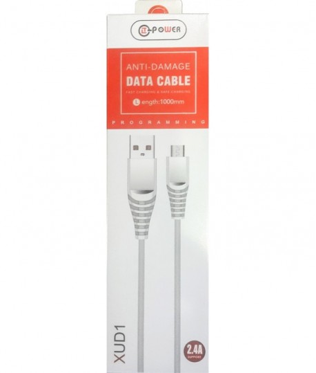 Cable Lightning 1m 2.4A LTPOWER XUD1