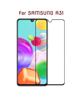 Samsung A31 - Protection FULL SCREEN GLASS - Noir