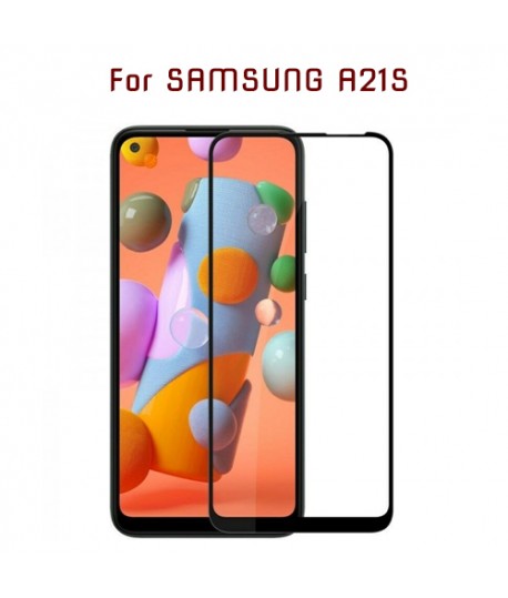 Samsung A21S - Protection FULL SCREEN GLASS - Noir