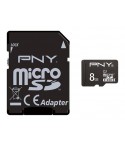 Carte Mémoire PNY 8GB Class 10 avec Adaptateur