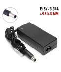 Chargeur Pc - DELL - 19.5V 3.34A - Bec 7.4x5.0mm