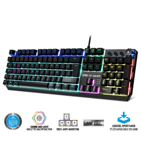 Clavier Mécanique SPIRIT OF GAMER XPERT-K400