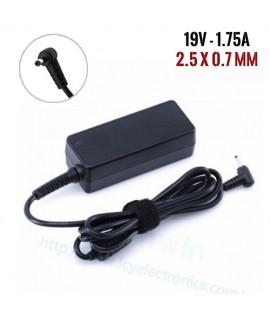 Chargeur Pc - ASUS - 19V 1.75A - Bec 2.5x0.7mm
