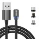 Cable USB Magnétique 3 en 1 Micro USB / Type C / Lightning DENMEN D09E
