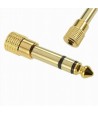 Adaptateur Jack 6.35m Male vers Jack 3.5m Femelle