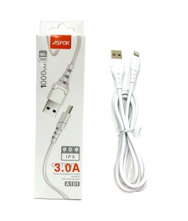 Cable Lightning 3A 1m ASPOR A101