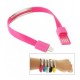 Cable Bracelet Rose pour iPhone 5 et plus