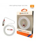 Cable Lightning GRIFFIN USB 1m