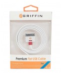 Cable Griffin USB 1m pour iPhone 4